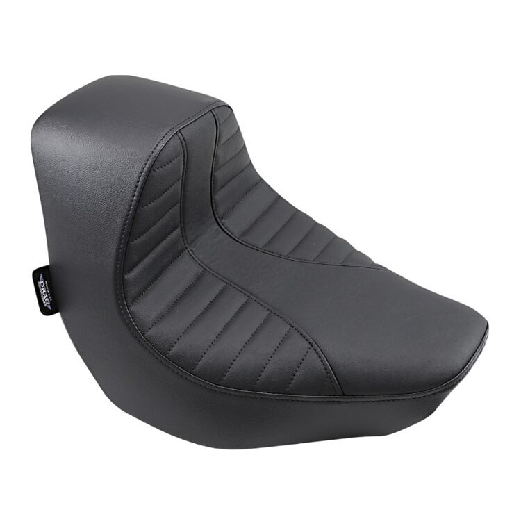 Drag Specialties EZ-On Solo Seat For Harley FXBR/S 2018-2020 Scorpion Stitch [Previously Installed]