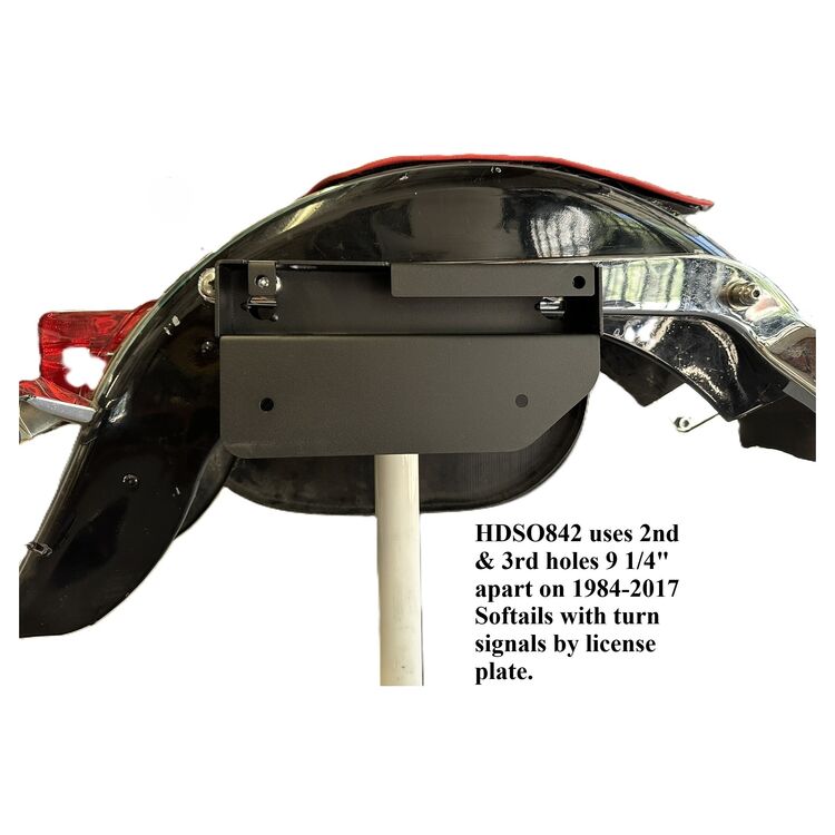 Leatherworks Quick Mounts Saddlebag Mounts For Harley Softail With Large Saddlebags 1984-2017 Standar... [Open Box]