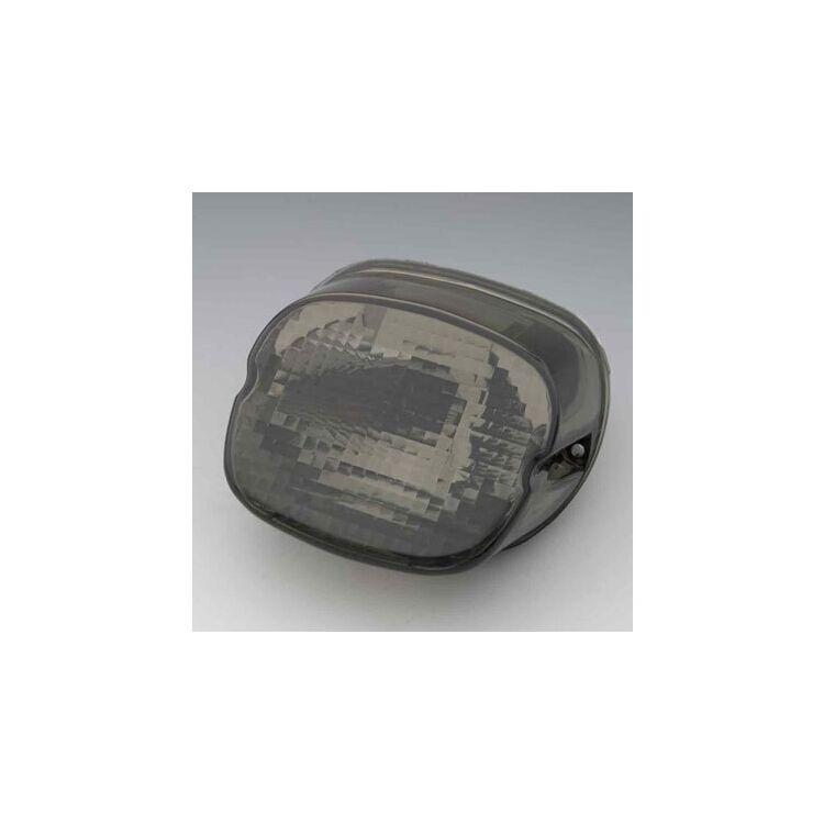 J&P Cycles Smoke Tailight Lens With License Plate Facing Down For Harley 2006-2016 [Open Box]