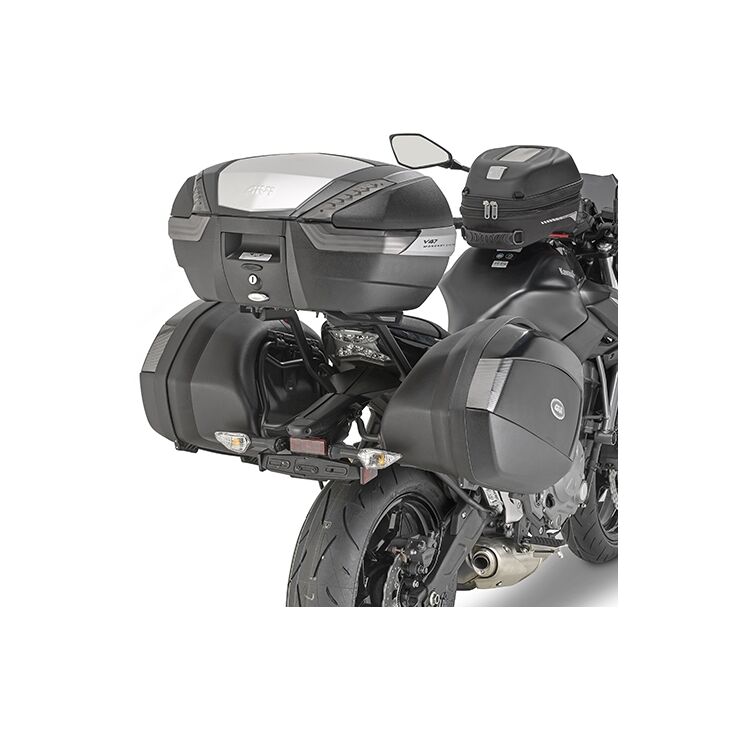 Givi PLX4117 V35 / V37 Side Case Racks Kawasaki Z650 / Ninja 650 2017-2025 Black [Previously Installed]