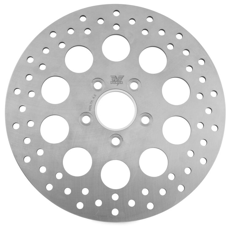 Twin Power Solid Hole Rear Rotor For Harley 1984-2017 [Open Box]