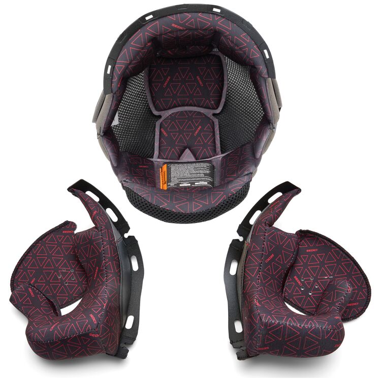 SEDICI Strada 3 Cheek Pad and Helmet Liner Kit (2XS)