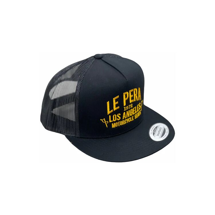 Le Pera Snapback Trucker Flat Bill Hat