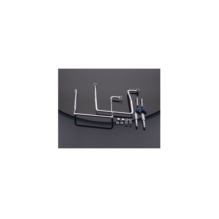 Milwaukee Twins Saddlebag Support Brackets For Harley Dyna 1991-2005 [Open Box]