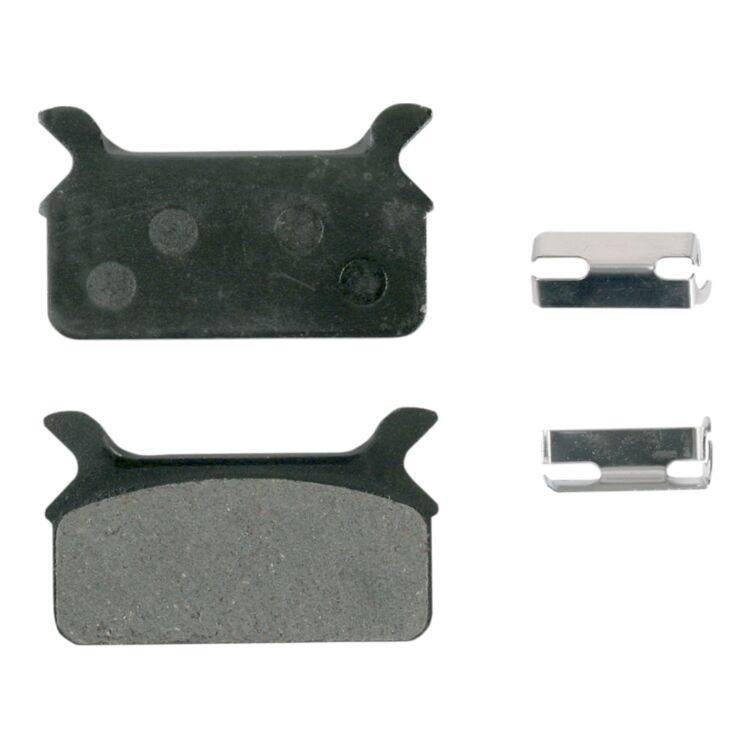 Lyndall Brakes Z-Plus Carbon / Aramid Rear Brake Pads For Harley Touring 1986-1999