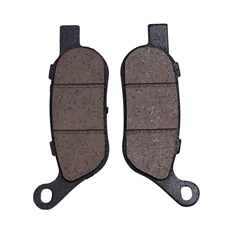 Lyndall Brakes Z-Plus Carbon / Aramid Rear Brake Pads For Harley Softail / Dyna 2008-2017