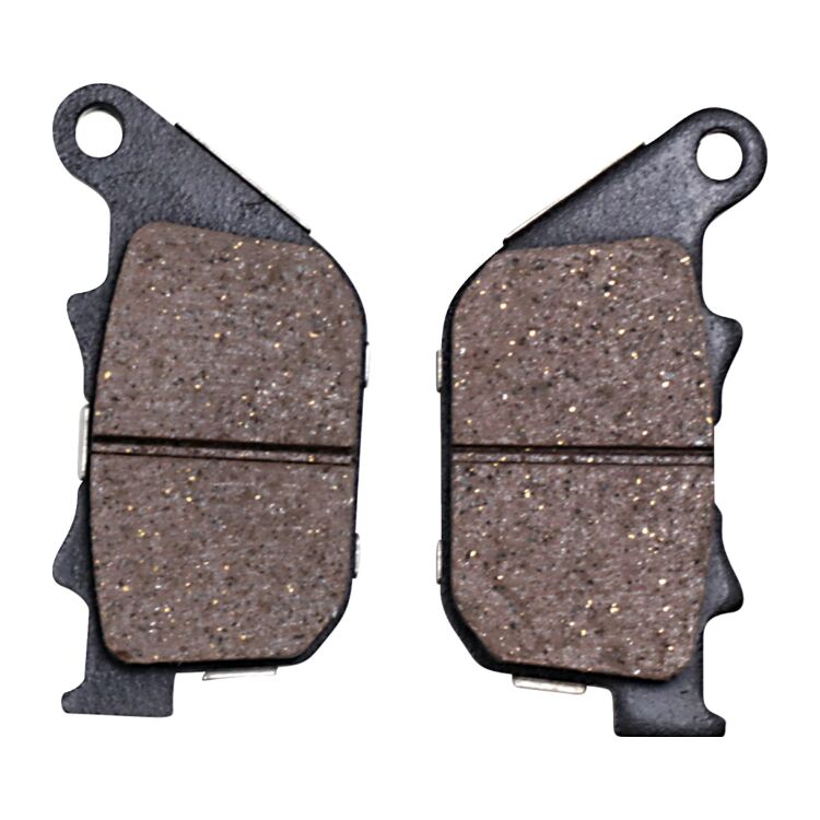 Lyndall Brakes Z-Plus Carbon / Aramid Rear Brake Pads For Harley Sportster 2004-2013