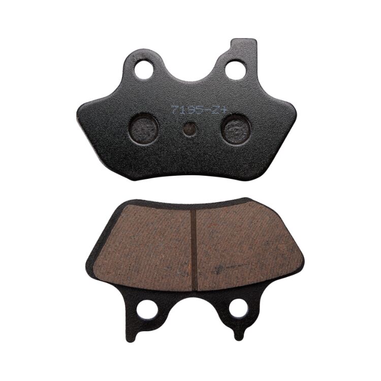 Lyndall Brakes Z-Plus Carbon / Aramid Front / Rear Brake Pads For Harley 2000-2007