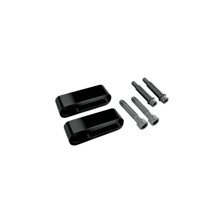 Pingel Passenger Floorboard Extenders For Harley Touring 2010-2025 Black [Open Box]