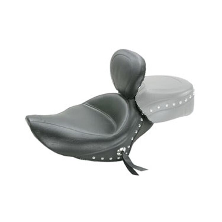 Mustang Wide Touring Solo Seat For Harley Sportster 2004-2022 Smooth / Without Backrest / 2.1 / 3.3 G... [Open Box]