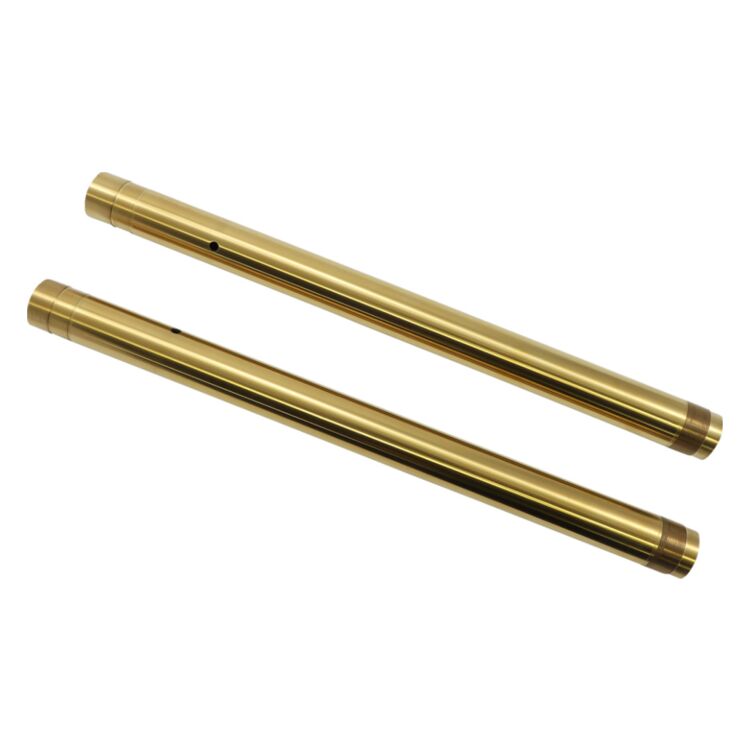 Custom Cycle Engineering Gold TNC 43mm Fork Tubes For Harley 2009-2021
