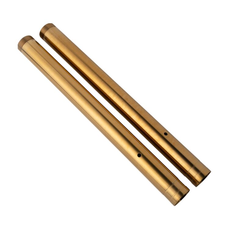 Custom Cycle Engineering Gold TNC 47mm Fork Tubes For Harley 2009-2021