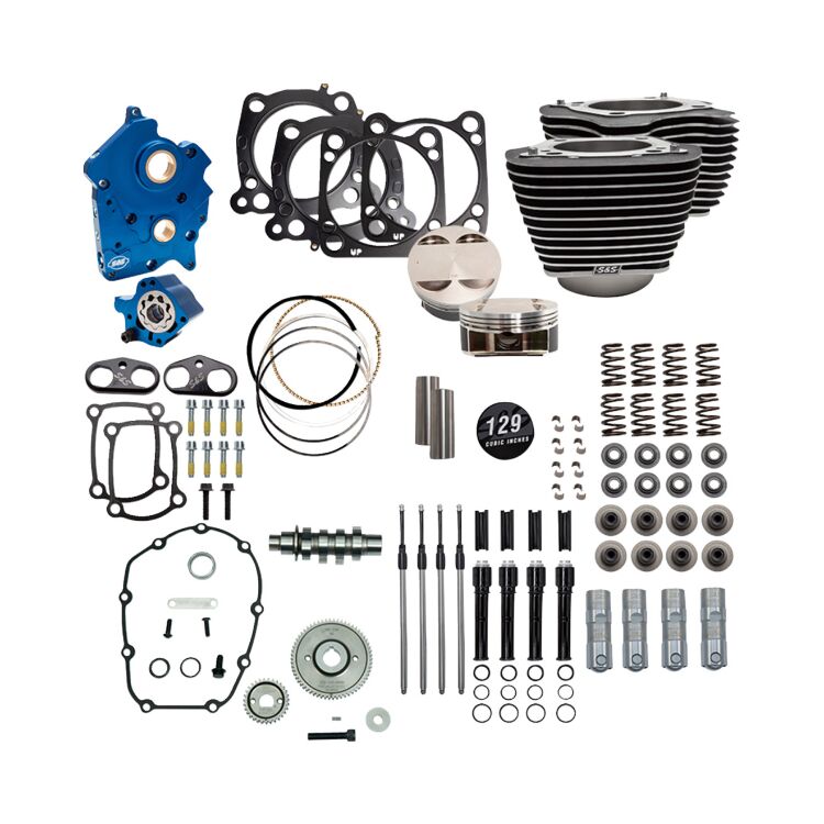 Black w/ Highlighted Fins / Black Pushrod Tubes