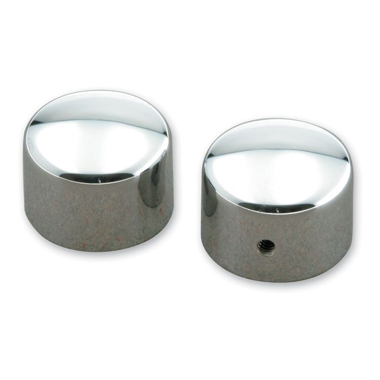 Milwaukee Twins Dome Front Axle Nut Covers For Harley Softail 1984-2006 [Open Box]