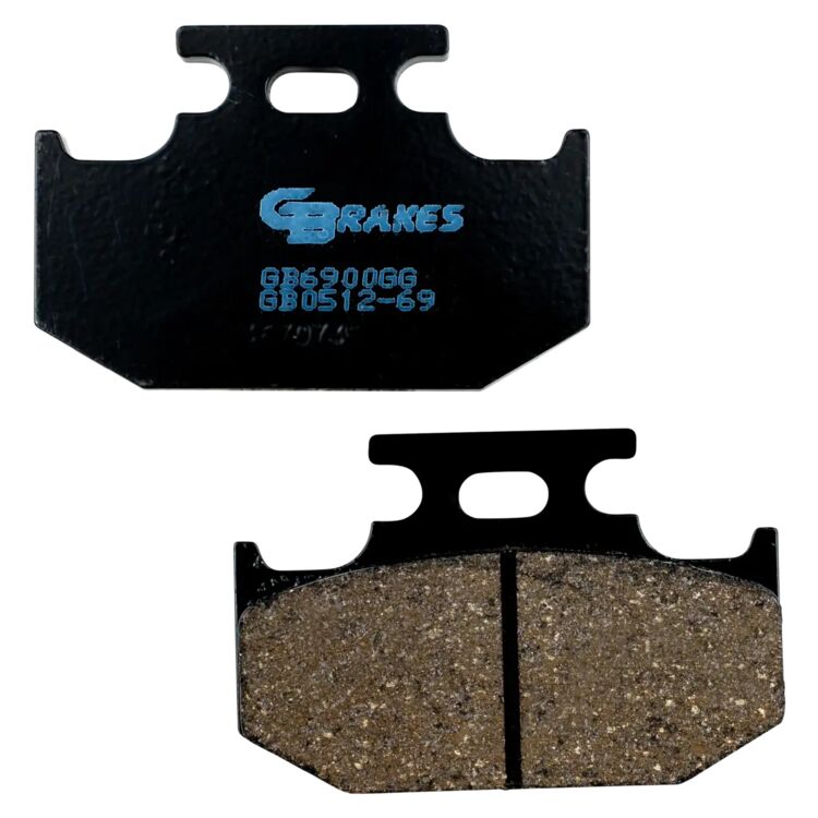 GBrakes Semi-Metallic Rear Brake Pads GB0512-69
