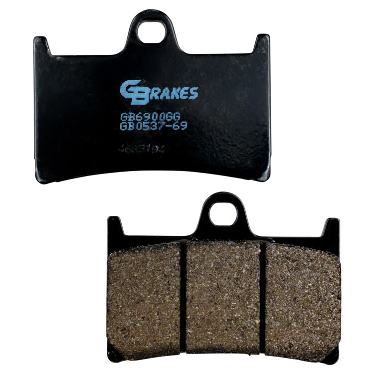 GBrakes Semi-Metallic Front Brake Pads GB0537-69
