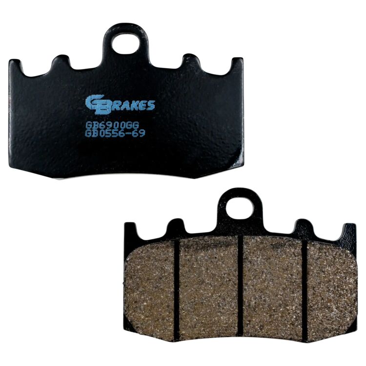 GBrakes Semi-Metallic Front Brake Pads GB0556-69