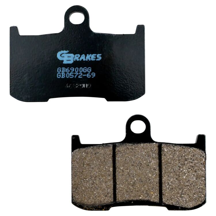 GBrakes Semi-Metallic Front Brake Pads GB0572-69