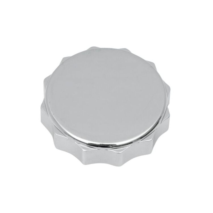 Drag Specialties Deluxe Gas Cap For Harley Vented / Chrome [Open Box]