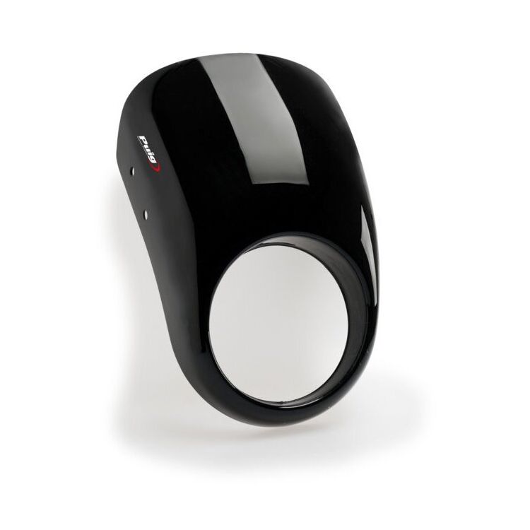 Puig Anarchy Semifaring For Harley Dyna Street Bob 2006-2017 Black [Open Box]