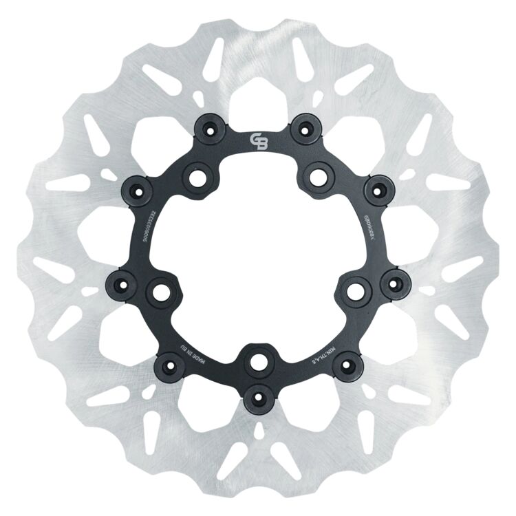 GBrakes 11.8" Floating Wave Rear Rotor For Harley V-Rod 2007-2017