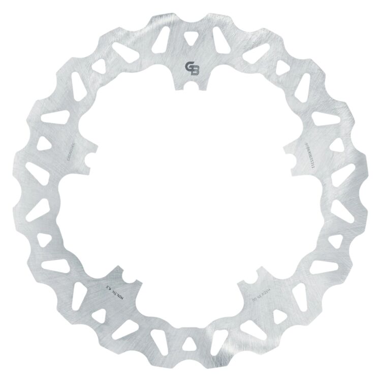 GBrakes 11.8" Front Spoke Mount Wave Rotor For Harley Dyna / V-Rod 2006-2017