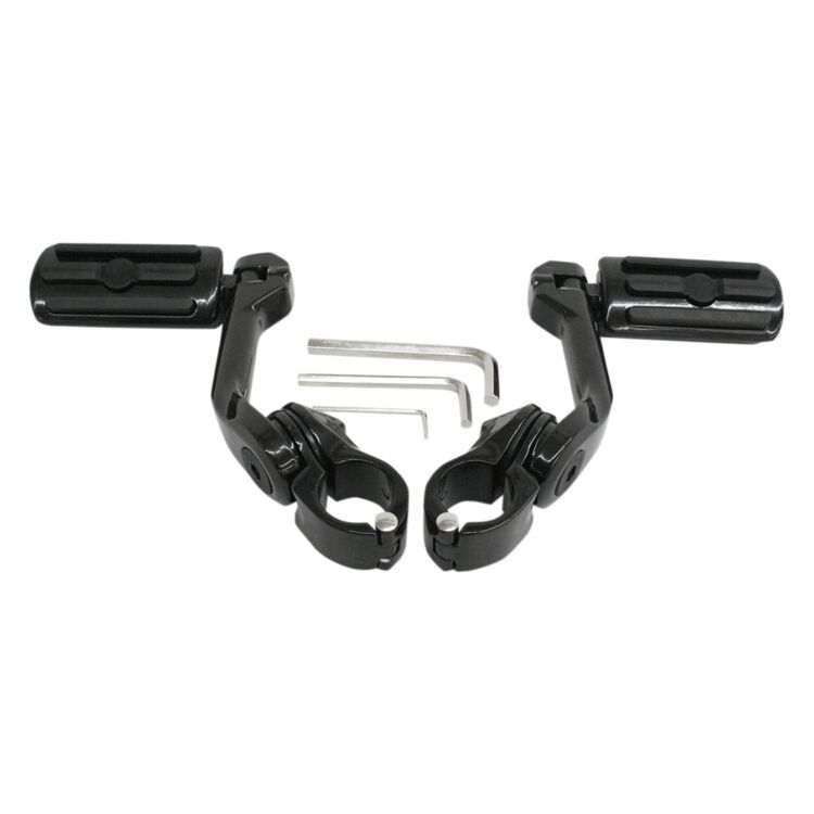 Gloss Black / Ribbed Pegs