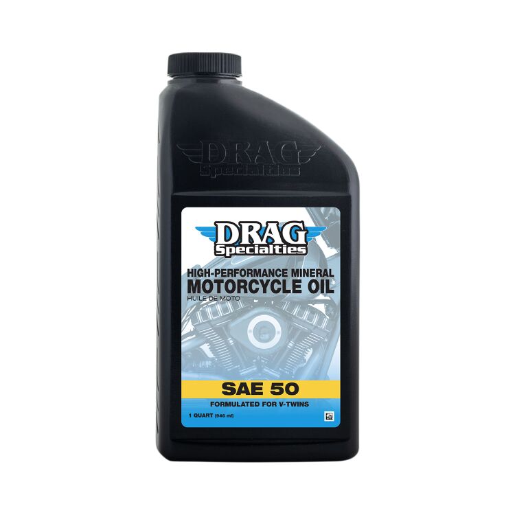 Drag Specialties High-Performance Mineral 50 Motorcycle Oil