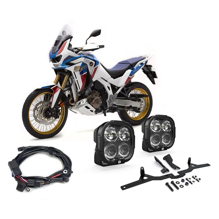 Denali DL4 Essential Lighting Bundle Honda Africa Twin Adventure Sports ES 2020-2025
