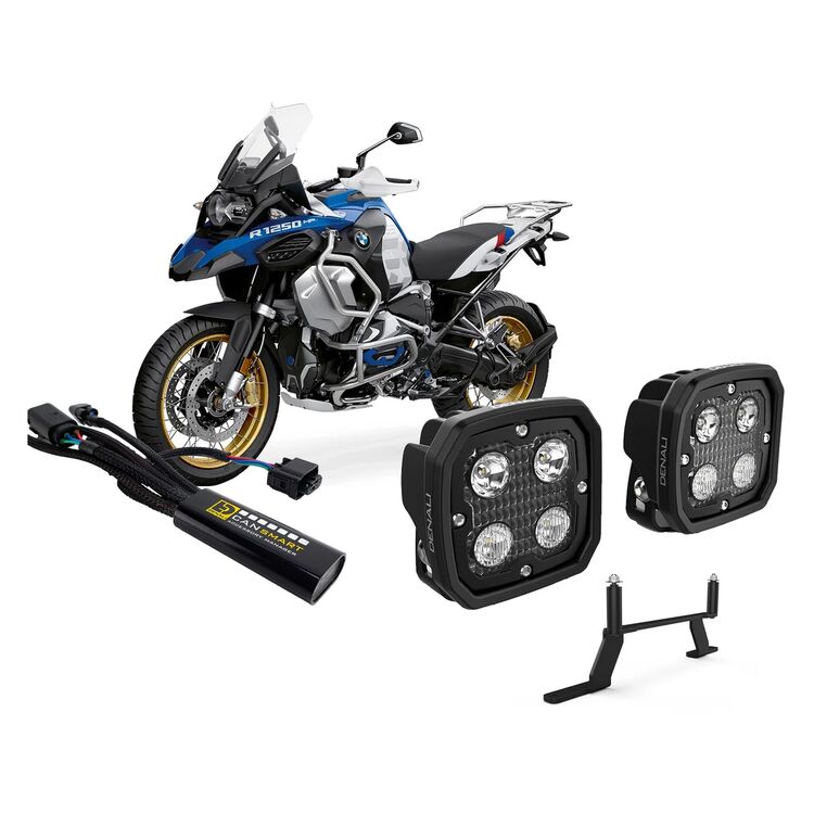 Denali D4 CANsmart Plug-N-Play LED Lighting Bundle BMW R1250GS Adventure 2019-2024
