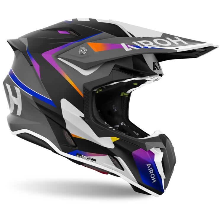 Matte Black/White/Blue