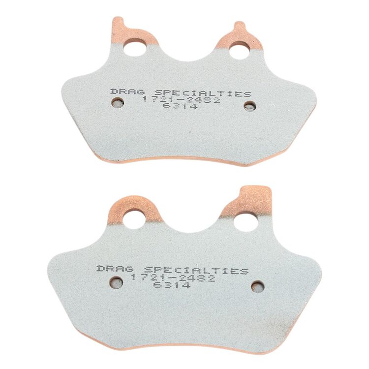 Drag Specialties Premium Sintered Metal Brake Pads For Harley Big Twin 2005-2007 [Previously Installed]