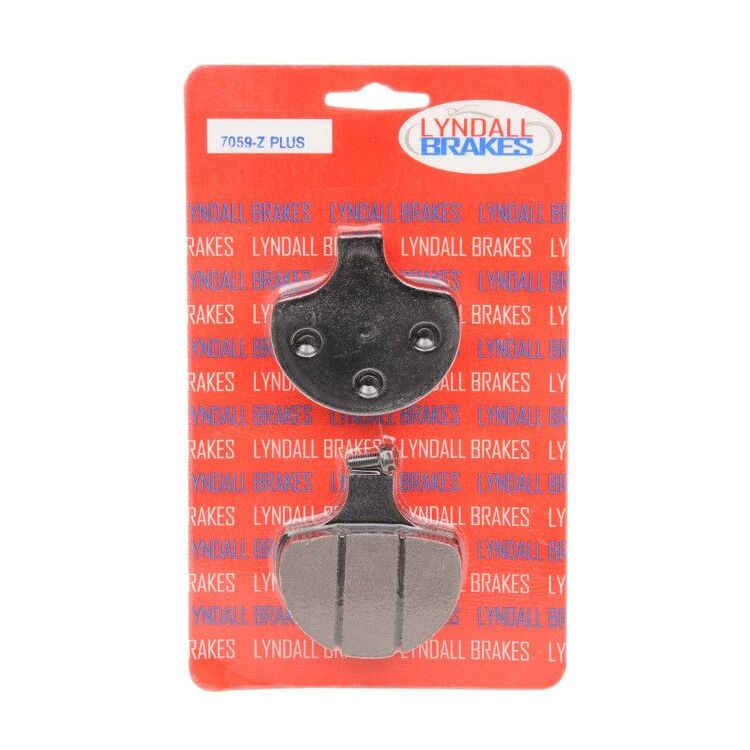 Lyndall Brakes Z-Plus Carbon / Aramid Front Brake Pads For Harley Big Twin / Sportster 1984-2011 [Open Box]