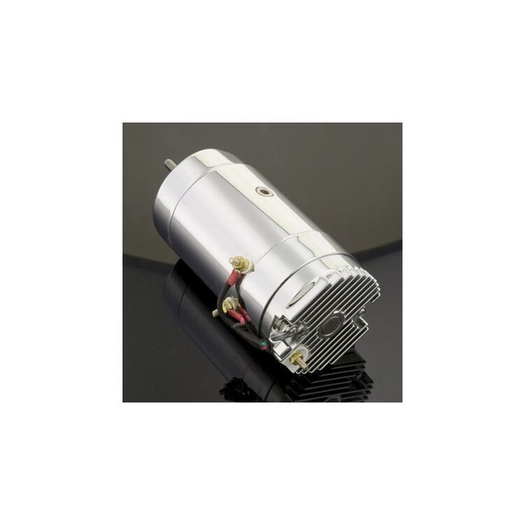 V-Twin Mfg. 2-Brush Style Chrome Generator For Harley FL XL 1941-1981 [Previously Installed]