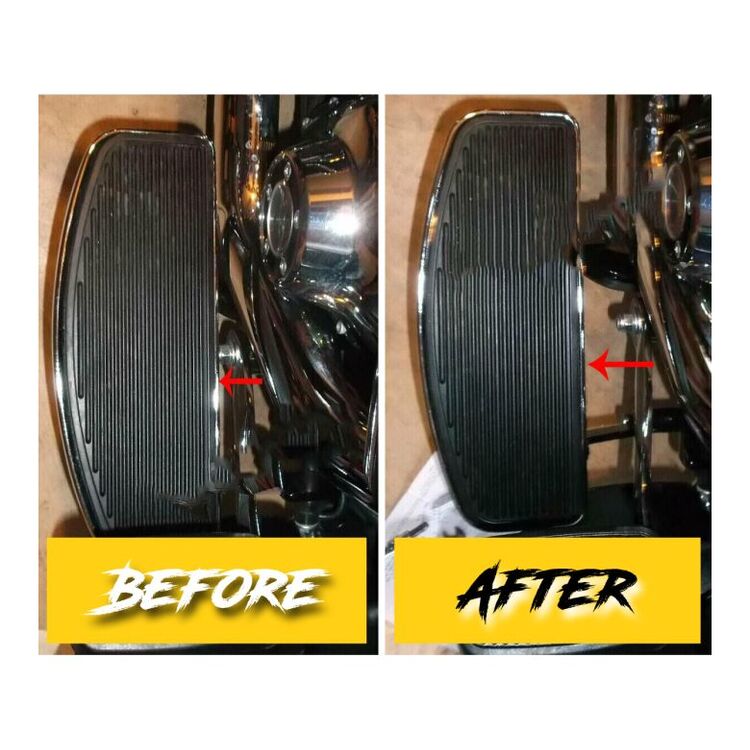 HogWorkz 3/4" Driver Floorboard Extension Kit For Harley Touring 2009-2025 Black [Demo - Acceptable]