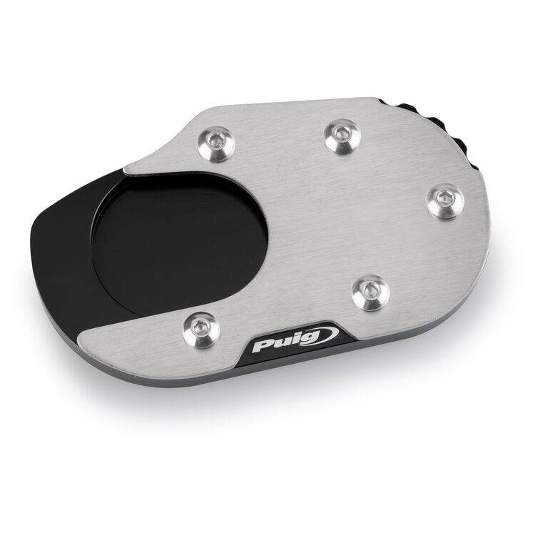 Puig Kickstand Extension With Lowered Suspension BMW R1250GS / Adventure 2019-2024 Black/Silver [Previously Installed]