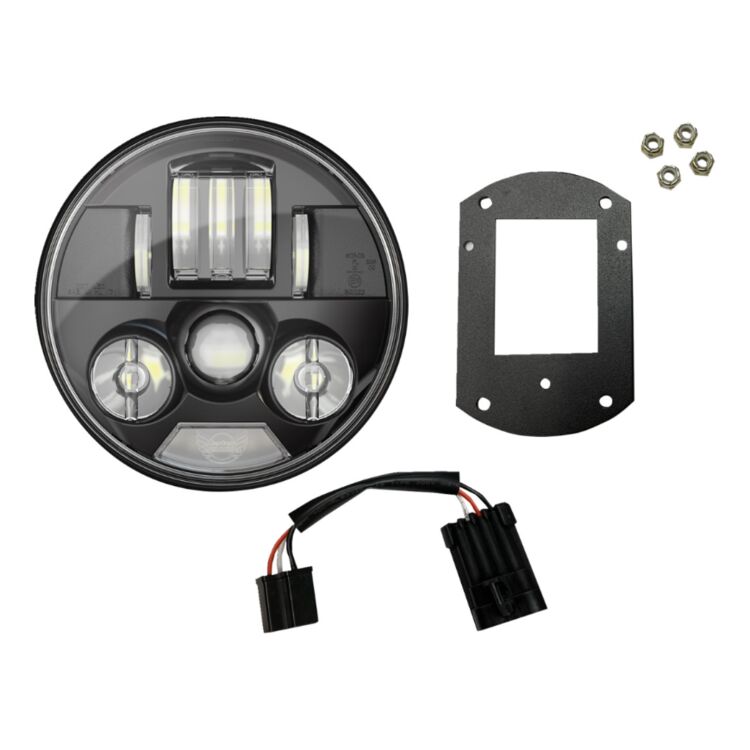 Custom Dynamics ProBEAM Headlight Kit For Harley Low Rider 2020-2026 Black [Demo - Acceptable]