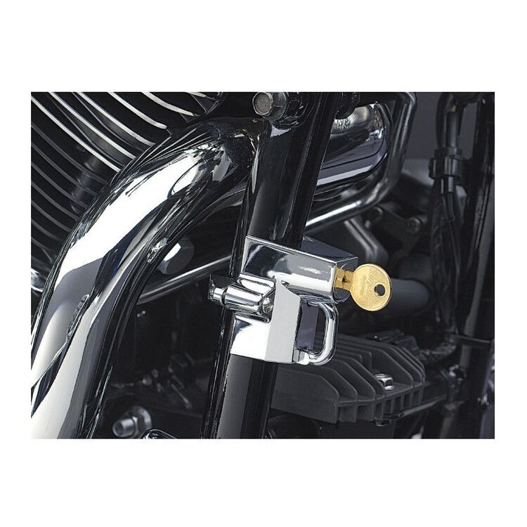 Kuryakyn Universal Chrome Helmet Lock Large / Chrome [Open Box]