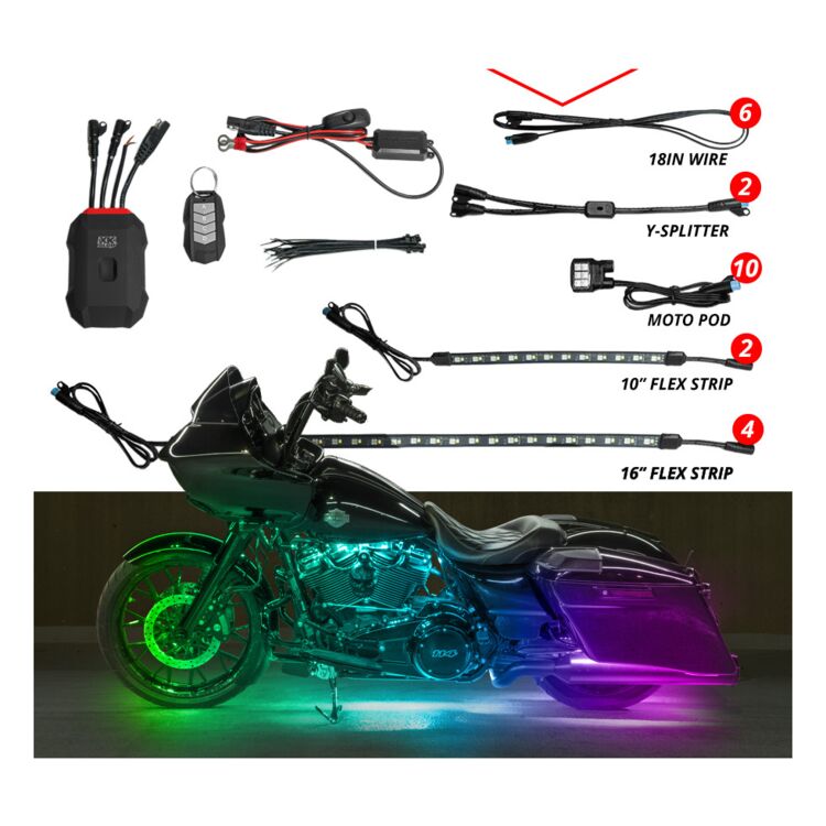 10 Piece: Engine / Under Glow / Accent