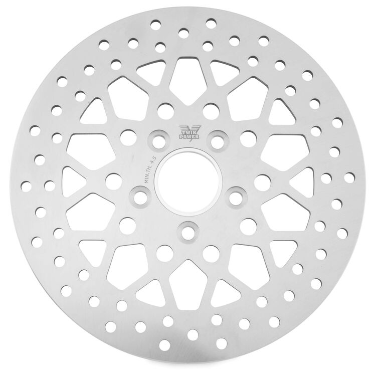 Twin Power Solid Mesh Rear Rotor For Harley 1984-2017 [Open Box]