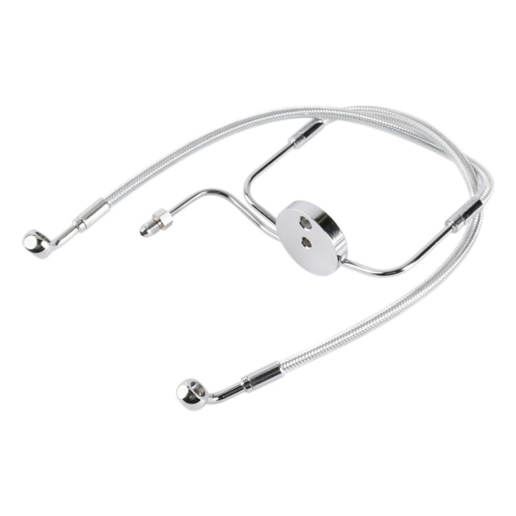 Magnum Front Lower Brake Line Kit For Harley Sportster 2004-2008