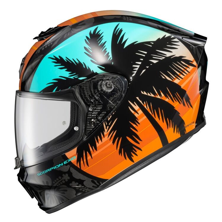 Teal/Orange/Black